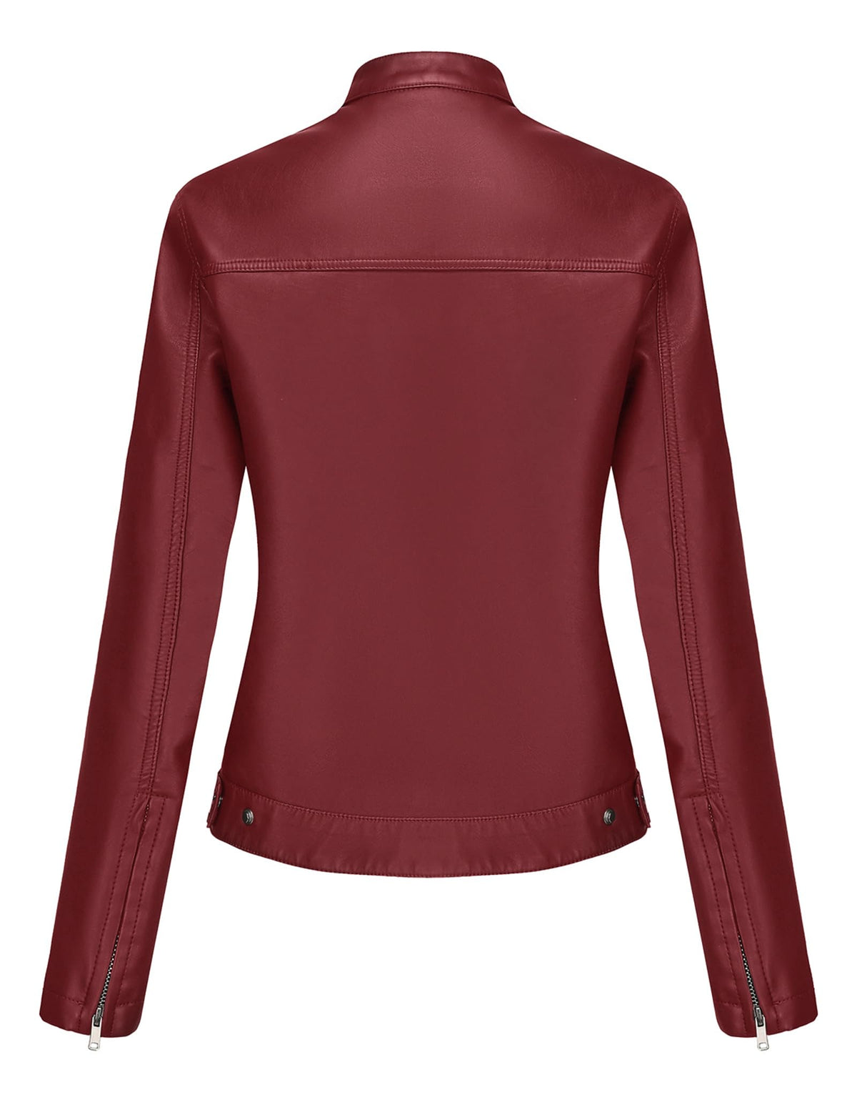 Arkgene Leather Jacket Women Faux Leather Jackets Motorcycle Biker Bomber Outwear Coat
