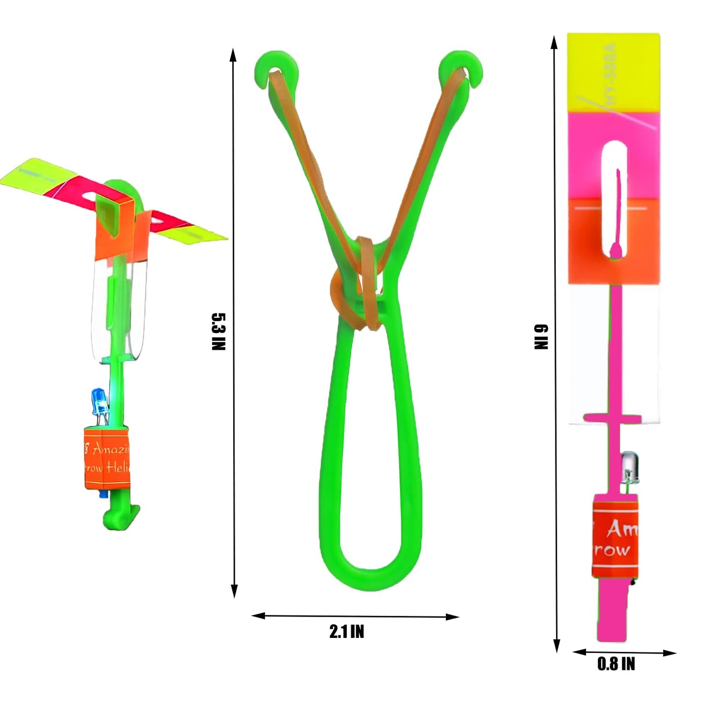 36 Sets Light Up Flying Toys,Slingshot for Kids,Glow In The Dark Party Supplies,Camping Essentials,Beach,Outdoor Games,Outside Toys,Valentines Day Gifts,Classroom Prizes,Party Favors for Kids 8-12 4-8