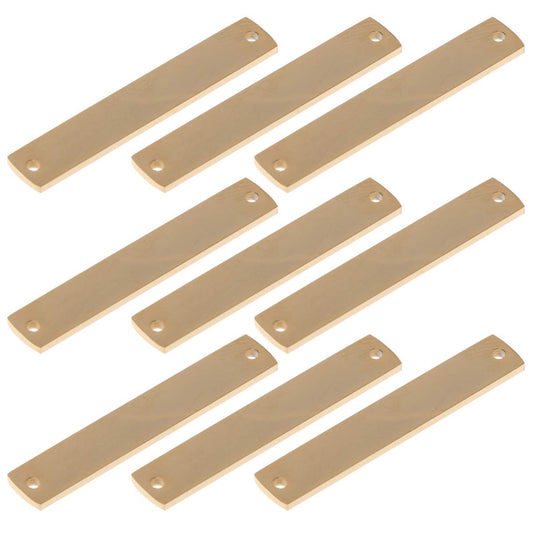 ARTIBETTER Dual Hole Connector 10 Pcs Mirror Hanging Pendant Accessories for DIY Jewelry Making Metal Pendant Connectors for Bracelets Necklaces and Craft Decorations