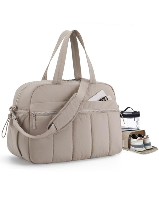 BAGSMART Gym Bag for Women, Duffle Bag for Travel with Wet Pocket, Lightweight Carry on Weekender Duffel, Water Resistant