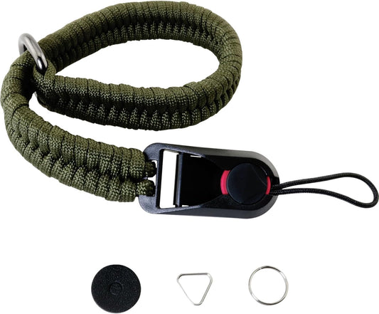ZCZQC 11.81In 42G DSLR Camera Quick Release Wrist Strap Adjustable Braided Lanyard Length Weight Wrist Strap With Safer