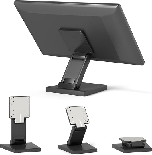 yeshine 75x75mm&100x100mm Adjustable Metal Folding Monitor Bracket for Touch Screen Desk Mount with VESA Hole All