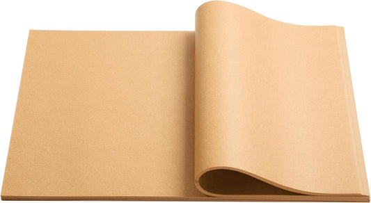 Beasea Parchment Paper Sheets - 200 Pcs Unbleached Nonstick Baking Paper | 10x14 Inch Heavy Duty for Air Fryer & Grilling