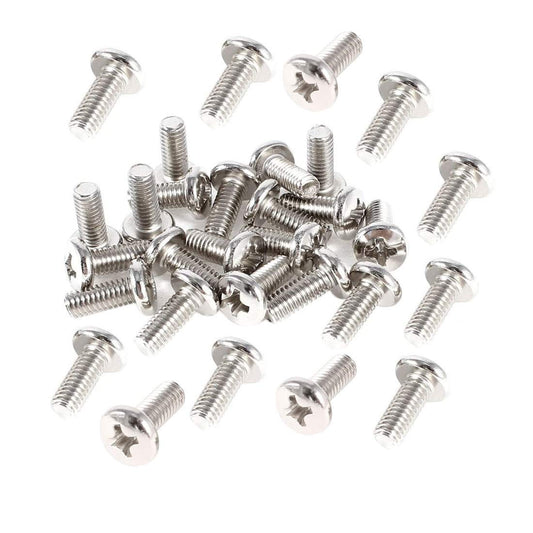 bnafes 40 M4x10mm Pieces VESA Computer TV LCD Monitor Stand Bracket Mounting Screw