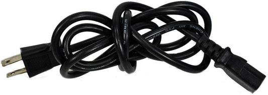 YUSTDA XPE496 1080P AC Power Cord Compatible with Crenova HD Home Portable Video Projector - White