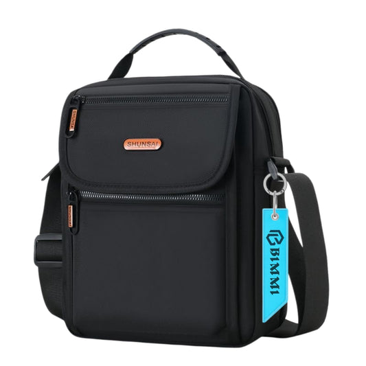 BIMMI Waterproof Messenger Bag for Men Casual Shoulder Crossbody Bag for Work and Travel - Small Handbag bags Man purse black