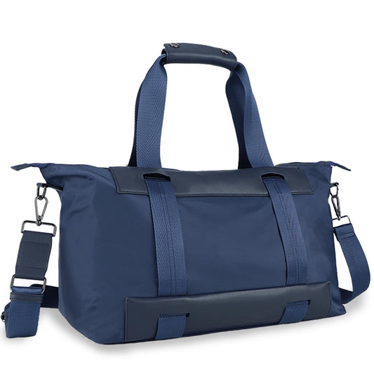 U+U Travel Duffle Bag, Waterproof Weekender Overnight Bags for Women, Carry on Overnight Weekend Bag with Padded Laptop Sleeve, Sport Gym Bags for Men (Dark Blue)