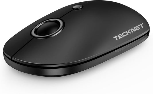 TECKNET 2.4G 4800 18 Wireless Mouse, Computer Mouse for Laptop, DPI Silent Mouse with USB Receiver, Slim Portable