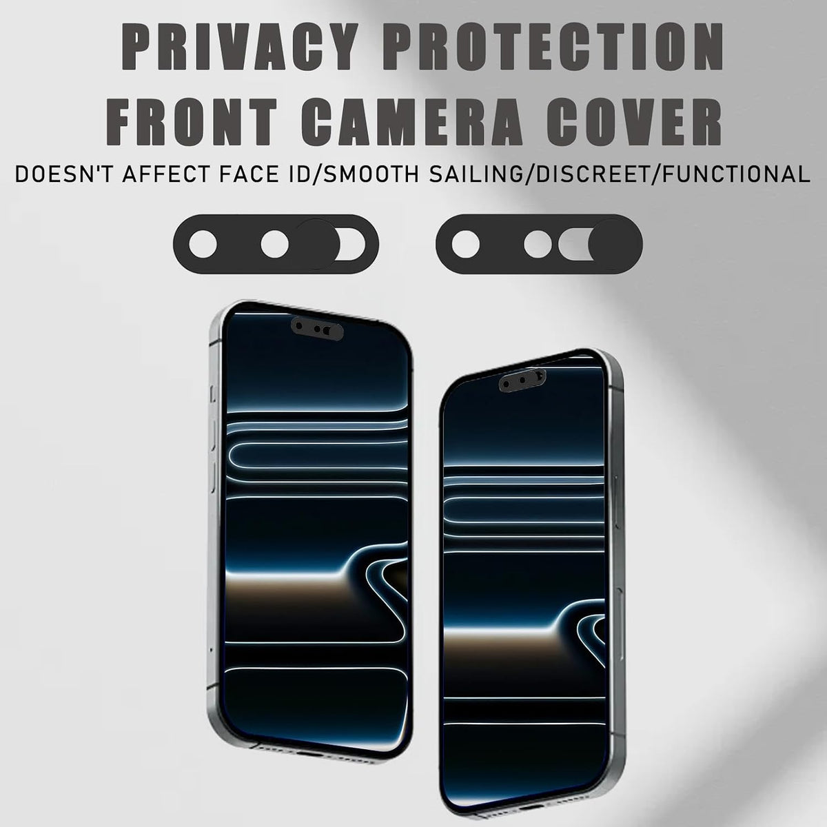 17 17 Pro/17 Air/17,Webcam Front Camera Cover Compatible for iPhone Pro Max/ Cover Protect Privacy and Security,Not