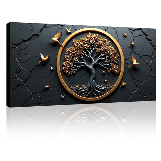 TAILORED CANVASES Celtic Tree of Life Wall Art IV (10x20)