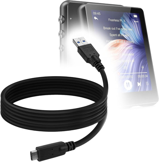 BoxWave M3 MP3 3.0 3.1 6ft Cable Compatible with MECHEN Touchscreen Player - DirectSync - USB A to USB Type C, USB C