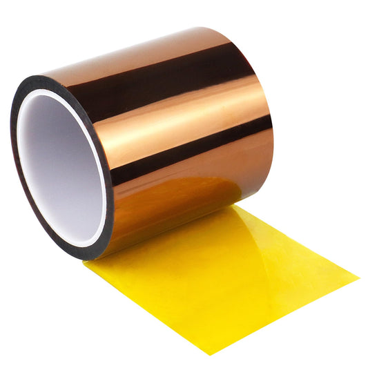 BOMEI PACK Heat Resistant Tape - 4 Inch x 108 ft (33m), High Temperature Vinyl Press Tape for Heat Transfer, Protects CPU & PCB Circuit Boards