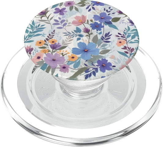 Blooming Wildflower Phone Popper Blooming Wildflower PopSockets PopGrip for MagSafe