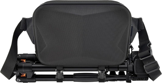 Comecase Hard Shell Camera Sling Bag for DSLR & Mirrorless/Water-Resistant Crossbody with Tripod Holder, Quick Access