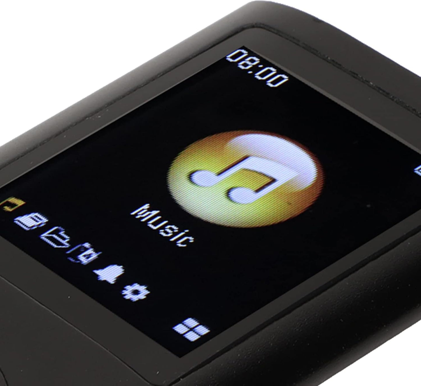 Dan&Dre MP3 1.8 Inch 64G Player, LCD Slim Portable Music Player with Lossless Sound, Aluminum Alloy, Expandable (Black)