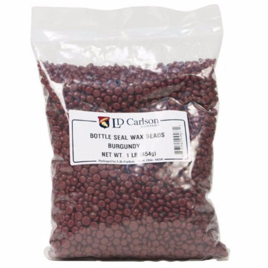 Bottle Seal Wax Beads, Burgundy