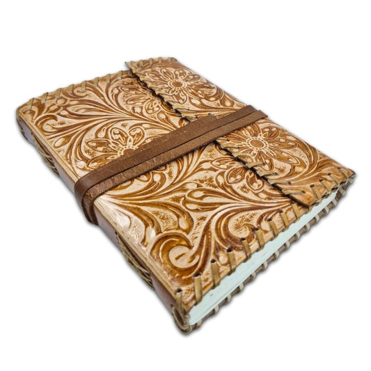 Hendora Crafts Leather Journal Notebook, Journal for Writing 200 Recycled Cotton Paper Page 6X8, Journal for Man & Women Gift for Man Artist, Travel Journey