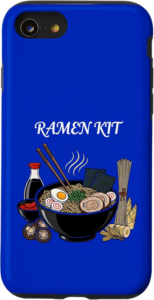 Cultural Food Kits for Asian Food Cultures T-Shirt (2020) 7/8 Ramen Kit Bowl Japanese Food Noodles Soup Lover Case