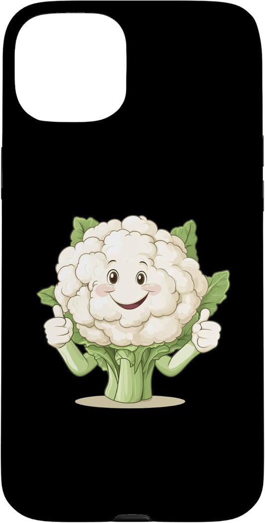 Cauliflower Brassica Oleracea Vegetable Designs 15 iPhone Plus Cauliflower Smiling With A Thumbs Up Case