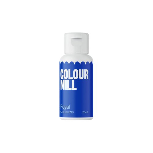 Colour Mill Oil-Blend Food Coloring - Vibrant Royal Blue, 20 Milliliters for Baking & Decorating