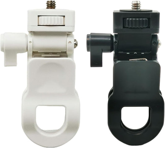ThtRht 2 Pack 1/4 Monitor Camera Mount Clamp Clip Screen LCD Display Top Fill Light Flash Holder Webcam Stand