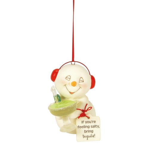 Department 56 Snowpinions Feeling Salty Bring Tequila Hanging Ornament, 3.15 Inch, Multicolor