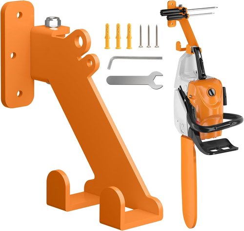 Chainsaw Hanger - 3-in-1 Adjustable Wall Mount for Stihl, Husqvarna & Echo | Garage Organization
