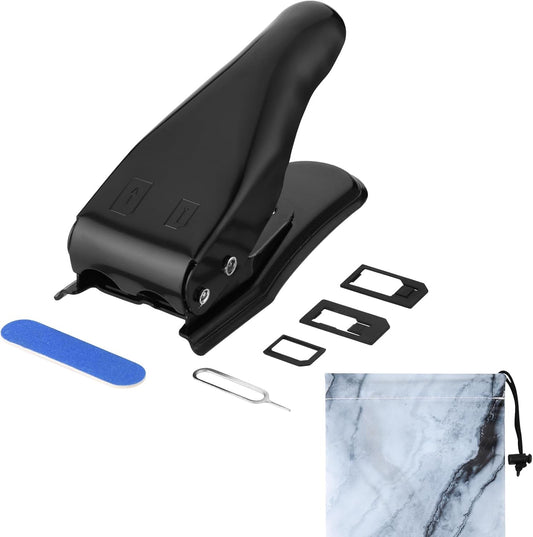 Cosmos 2 1 1 Universal Sim Card Cutter, in Standard SIM/Micro SIM Card Cutter with Adapters and Eject Pin
