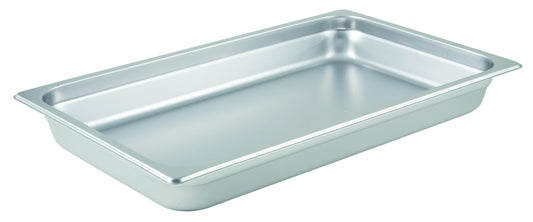 Winco 2 1/2-Inch Anti-Jamming Steam Pan, Full, 24-Gauge