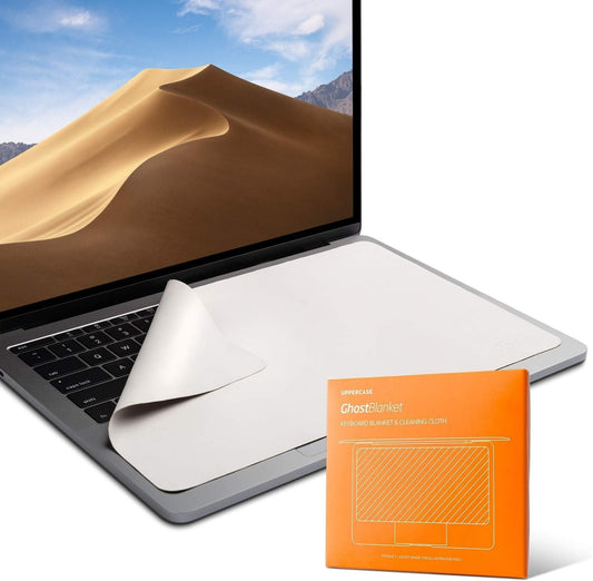 15" 16" UPPERCASE GhostBlanket Screen Keyboard Imprint Protection Microfiber Liner and Cleaning Cloth Compatible
