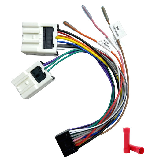 1995-2013/Infiniti 1997-2012, 16Pin 350Z FX35 G35 Aftermarket Radio Wiring Adapter Compatible with Nissan Android Car