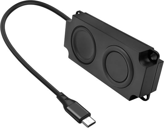 XMSJSIY 3W Phone-1 USB Type C Computer Speaker Laptop Speaker Portable Plug-in External Speaker for Desktop PC Laptop
