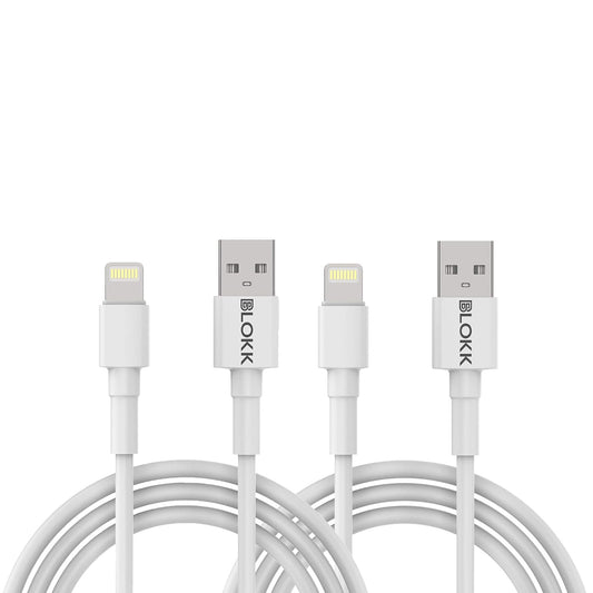 BLOKK 2 Pack (3ft) 14/13/12/11 8 7 6, iPhone Charger Lightning Cable Fast Charging USB A to Lightning Cord, Compatible