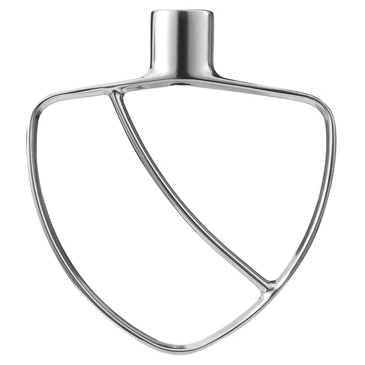6 QT Flat Beater for KitchenAid Mixer, Stainless Steel Flat Beater Attachment for KitchenAid 5.5-6 Quart Bowl-Lift Stand Mixers, Fits Models KV25G0X, KP26M1X, Pro 600 Series