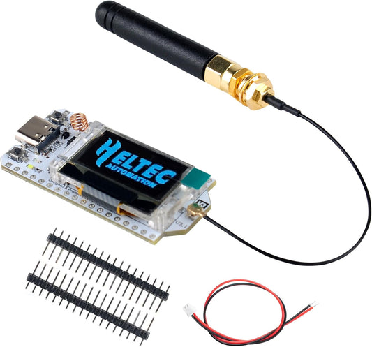 Wishiot ESP32 V3 SX1262 Lora32 0.96inch 915MHz 2Dbi (1 Sets) Lora Development Board Kit WiFi+BLE OLED Display Module +