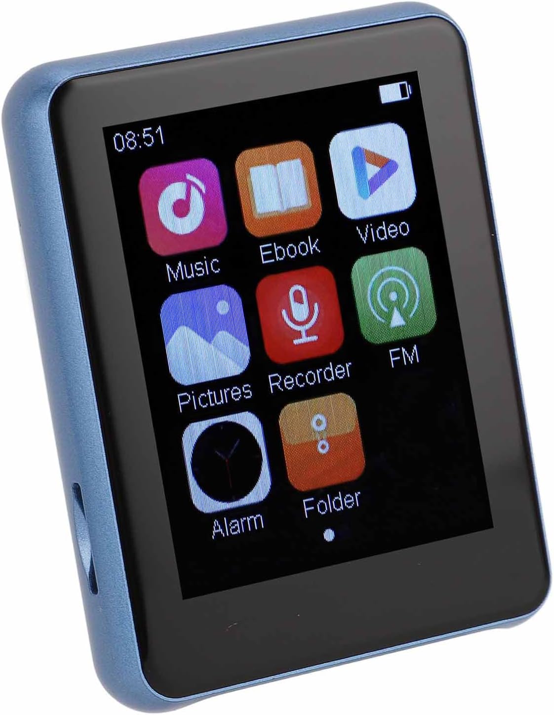 VBESTLIFE MP3 5.0, 2.4inch Mp3 Mp4 Player with Bluetooth Touch Screen Music Player Built in HD Speaker, FM Radio, Voice