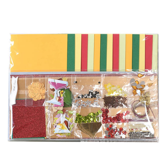 Huralona Handmade DIY Greeting Card Kits Includes 15 Blank Cards 15 Colorful Envelopes with Decoration Accessories for Craft Birthday Thanksgiving Christmas Wedding Invitation Card