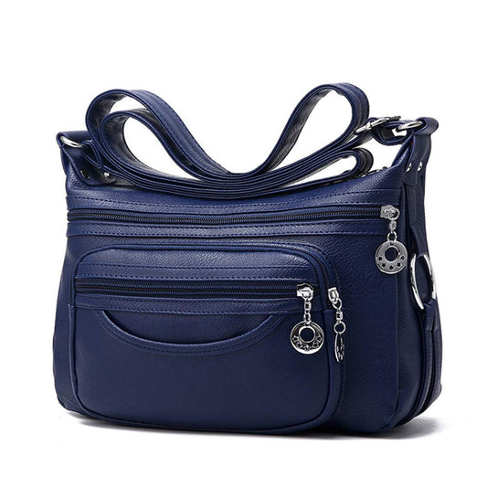 MINTEGRA Women Crossbody Bag Leather Handbag Pocketbook Lightweight Shoulder Purse