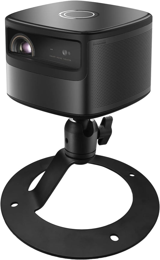 Tonalee 360 1/4" Projector Stand Table Tripod: Ballhead Angle Degree Adjustable with Screw for Most Projectors Webcams