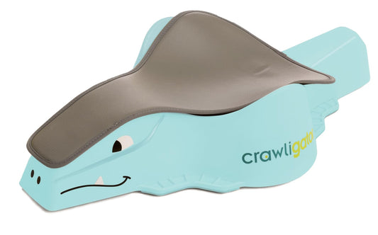 CRAWLIGATOR Tummy Time Mobility Toy for Infants 4-12 Months (Mint)