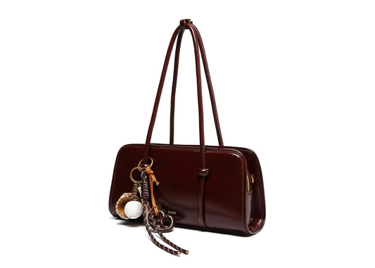 RTPRTP Brown Purse for Women, Small Faux Leather Top Handle Handbag with Crossbody Strap, Retro Satchel Shoulder Bag for Everyday Work and Going Out (brown)