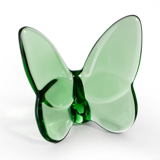 HOgardenME Glass for Crystal Butterfly Ornaments Home Decoration Crafts Holiday Party, for for Crystal Butterfly Figurines, Flying Butterfly Collectible Home Ornament Decor (Green)
