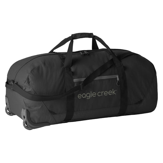 Eagle Creek No Matter What Rolling Duffel - Durable Rolling Bag for Travel - Adjustable Shoulder Strap - Heavy Duty Wheels - Lockable Zippers - Multiple Carry Options - 130L - Black