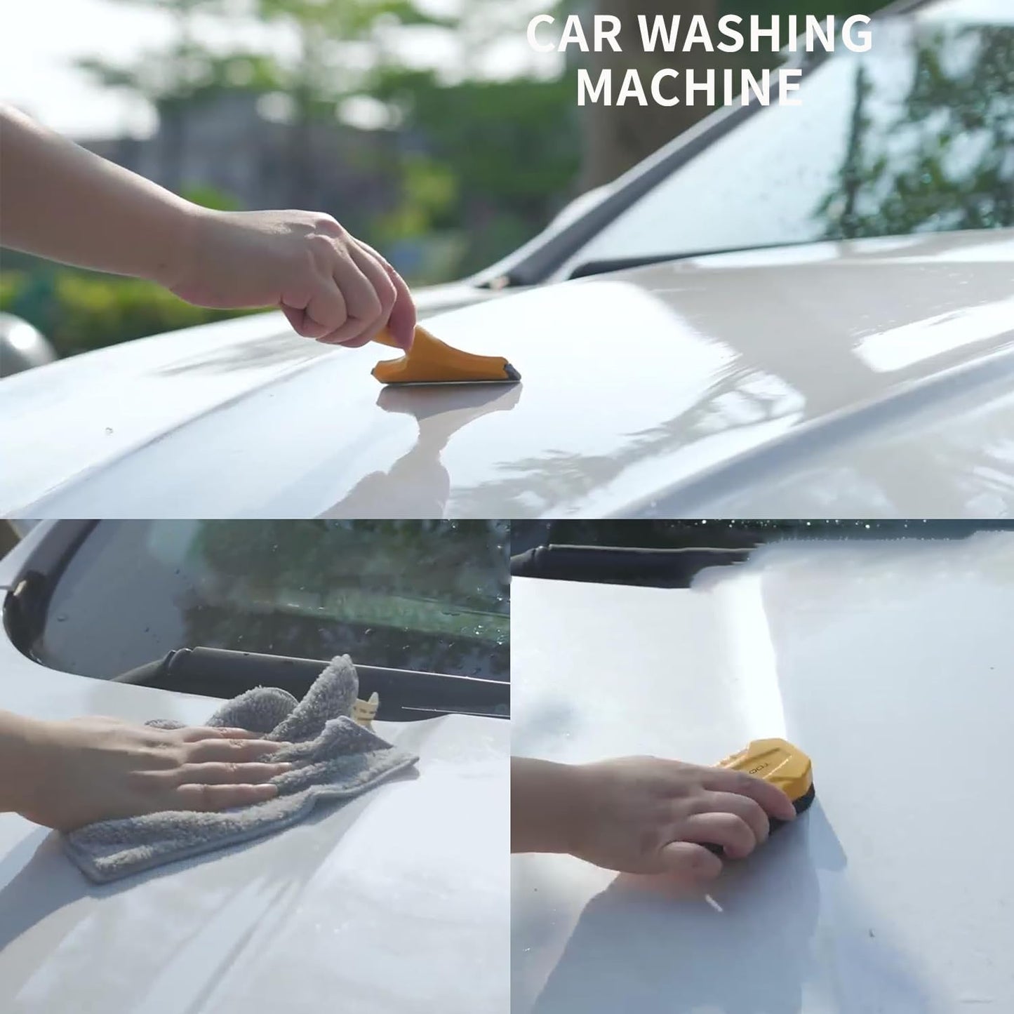 YEIBOBO ! Kids Water Pressure Washer Tools and Toys,Car Washer with Scraper Sponge Towel,Toddler Pretend Playing Tools Car Wash Gun Manual Pressure,Role Playing Toy Water Gun Gift for Boys Girls…