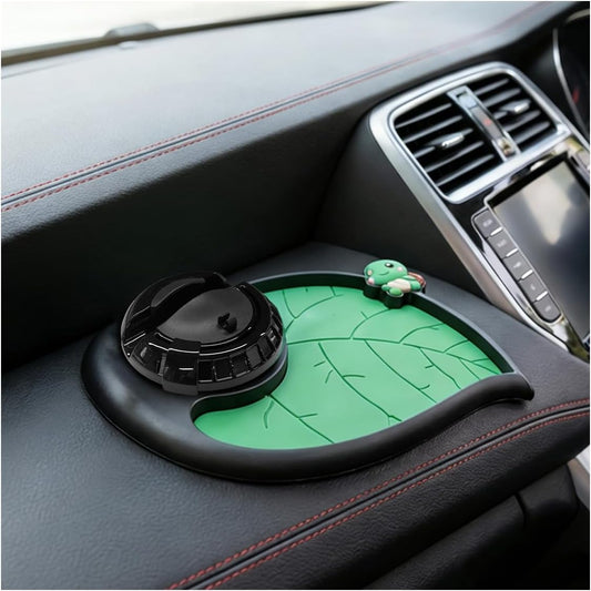 Craedli 360 Car Dashboard Anti-Slip Mat, Multifunctional Rotating Phone Holder with Temporary Parking Number, Universal