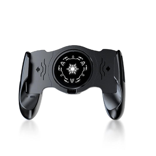 ciciglow Phone Game Grip, Semiconductor, Adjustable Mobile Controller Handle Holder with Colorful Light Effect, Fan