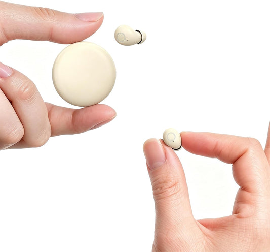 Xmenha Small Mini Invisible Earbuds Wireless Bluetooth for Small Ears Low Profile Tiny Discreet Hidden Sleeping Earbuds