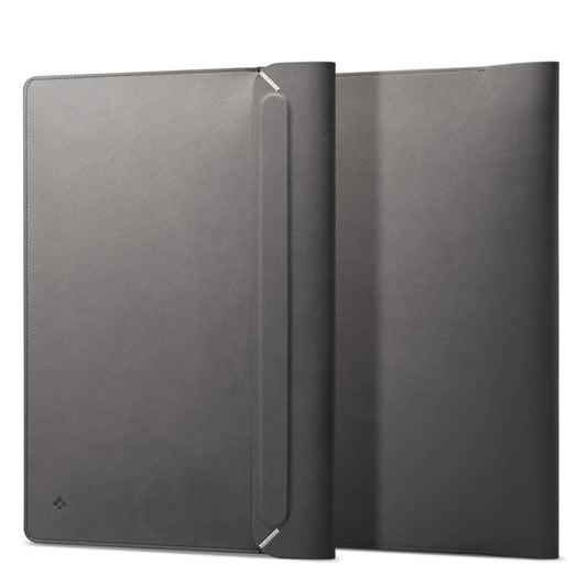 Spigen Valentinus Protective Laptop Sleeve for 16-inch MacBook Pro/Air M5 Pro/Max (2026), M5/M4/M3/M2/M1 A3403 A3186 A2991 A2780 A2485 A2141 - City Gray