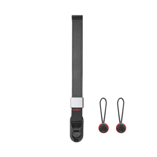 Peak Design Cuff Camera Wrist Strap, Black, Compatible with DSLR, Compact and Point-and-Shoot Cameras, Low Profile, Quick Release and Connection, 200 lb Capacity, Camera Straps for Photographers