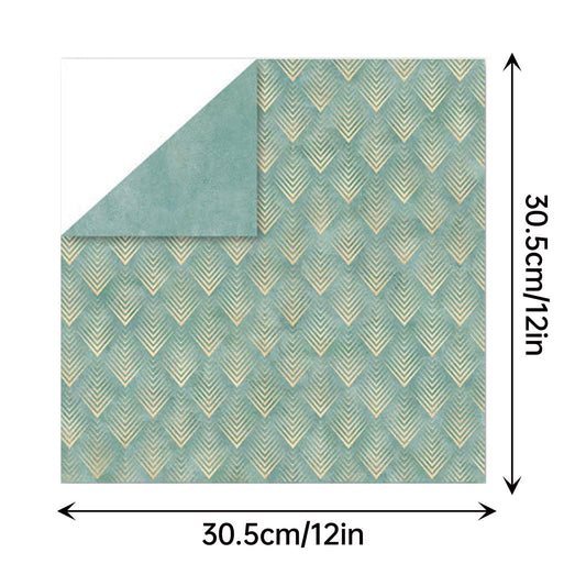 Scrapbook Paper 12x12 Inch Double Sided Patterned Paper for Scrapbooking, 24 Sheets/24 Designs Blue Decorative Craft Papers for Junk Journals DIY Cards Album Decoration